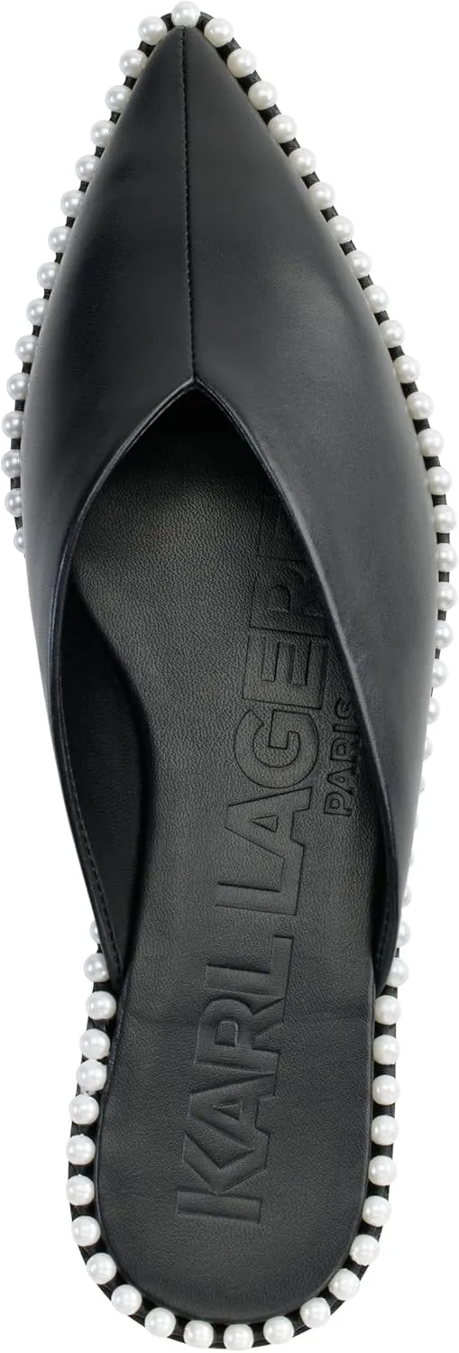 KARL LAGERFELD womens Vyra Flat Mule
