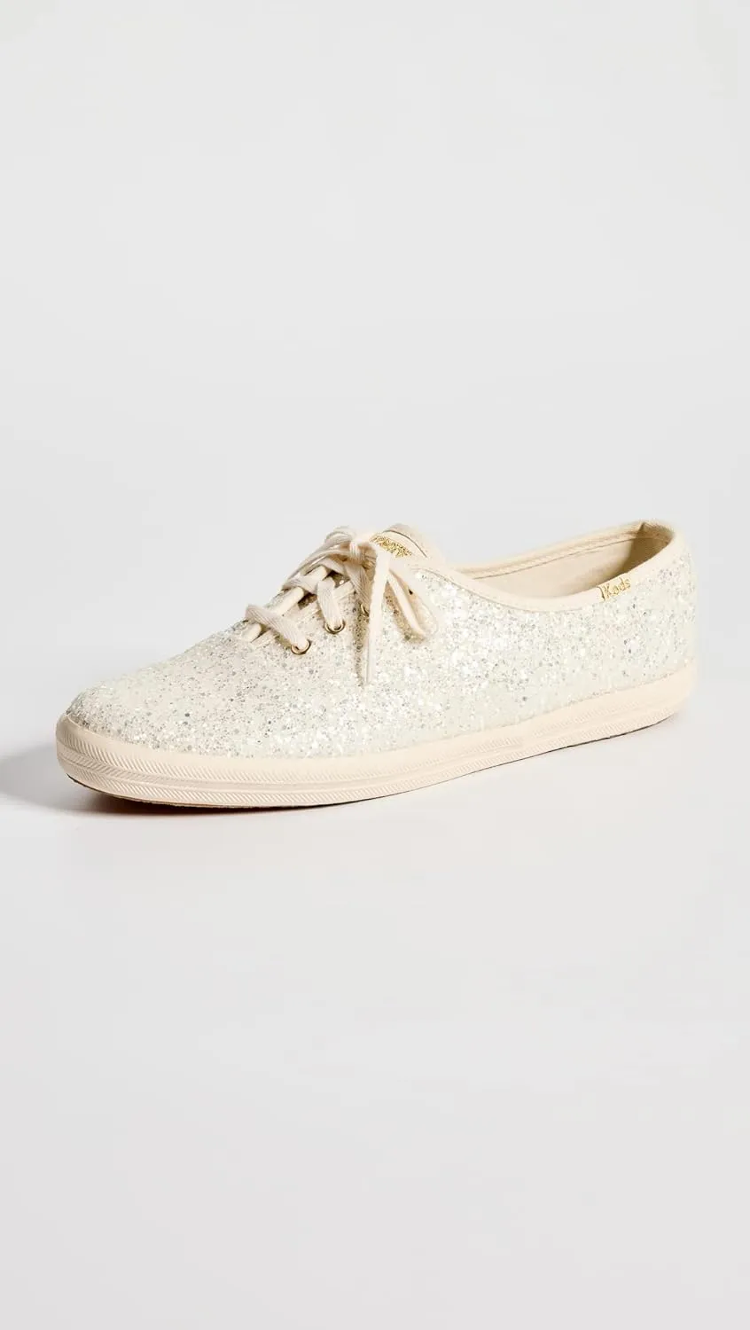 Keds Women's Champion Glitter Lace Up Sneaker