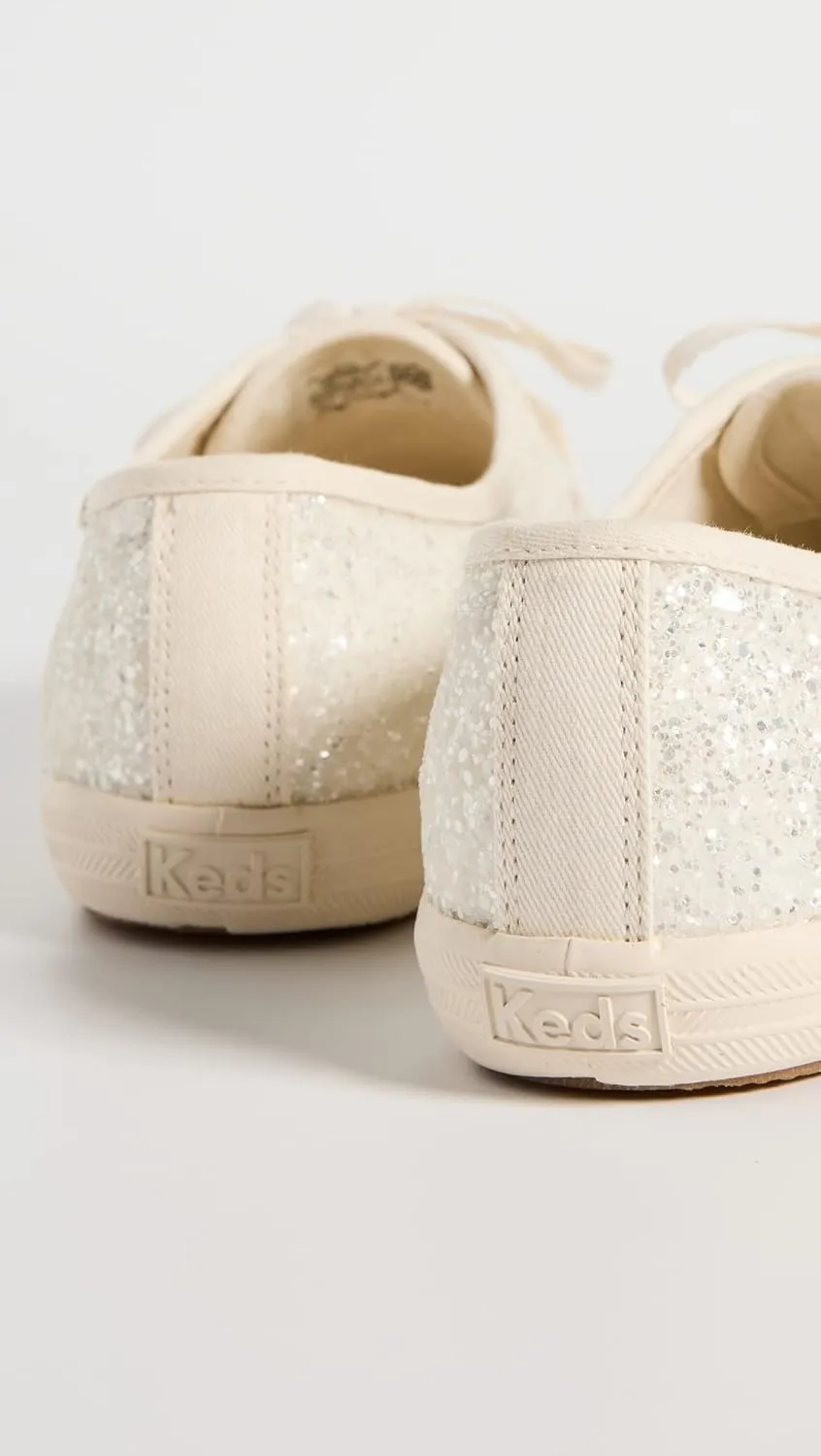 Keds Women's Champion Glitter Lace Up Sneaker