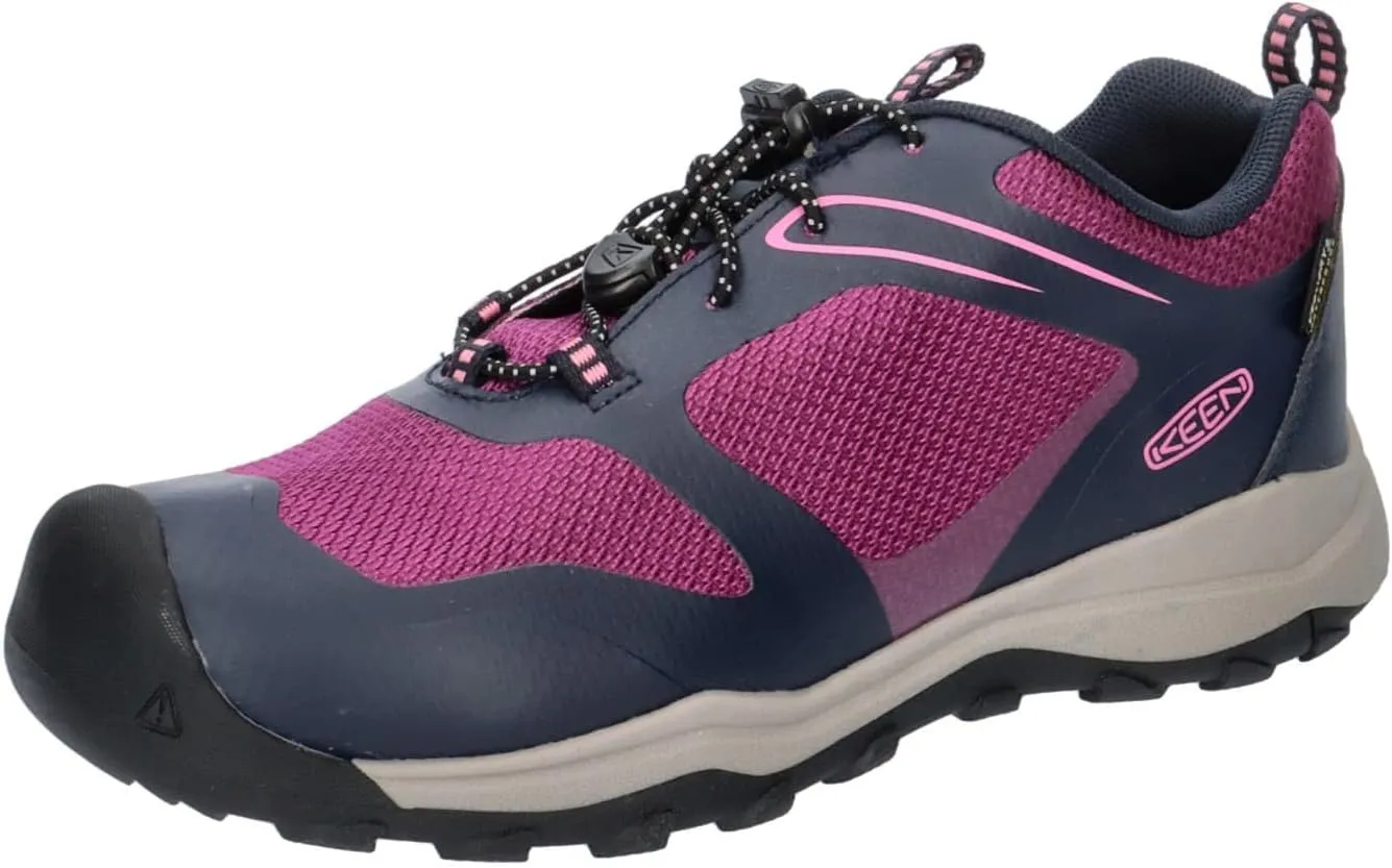 KEEN Kids' Wanduro Low Height Waterproof Easy On Durable Hiking Sneaker
