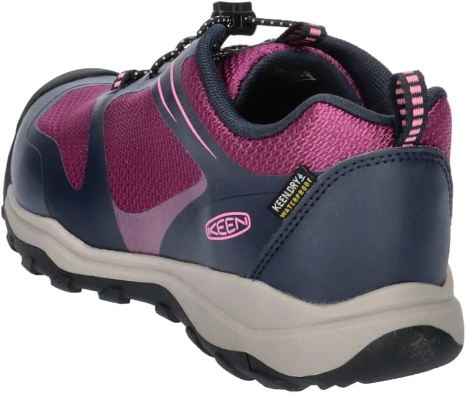 KEEN Kids' Wanduro Low Height Waterproof Easy On Durable Hiking Sneaker