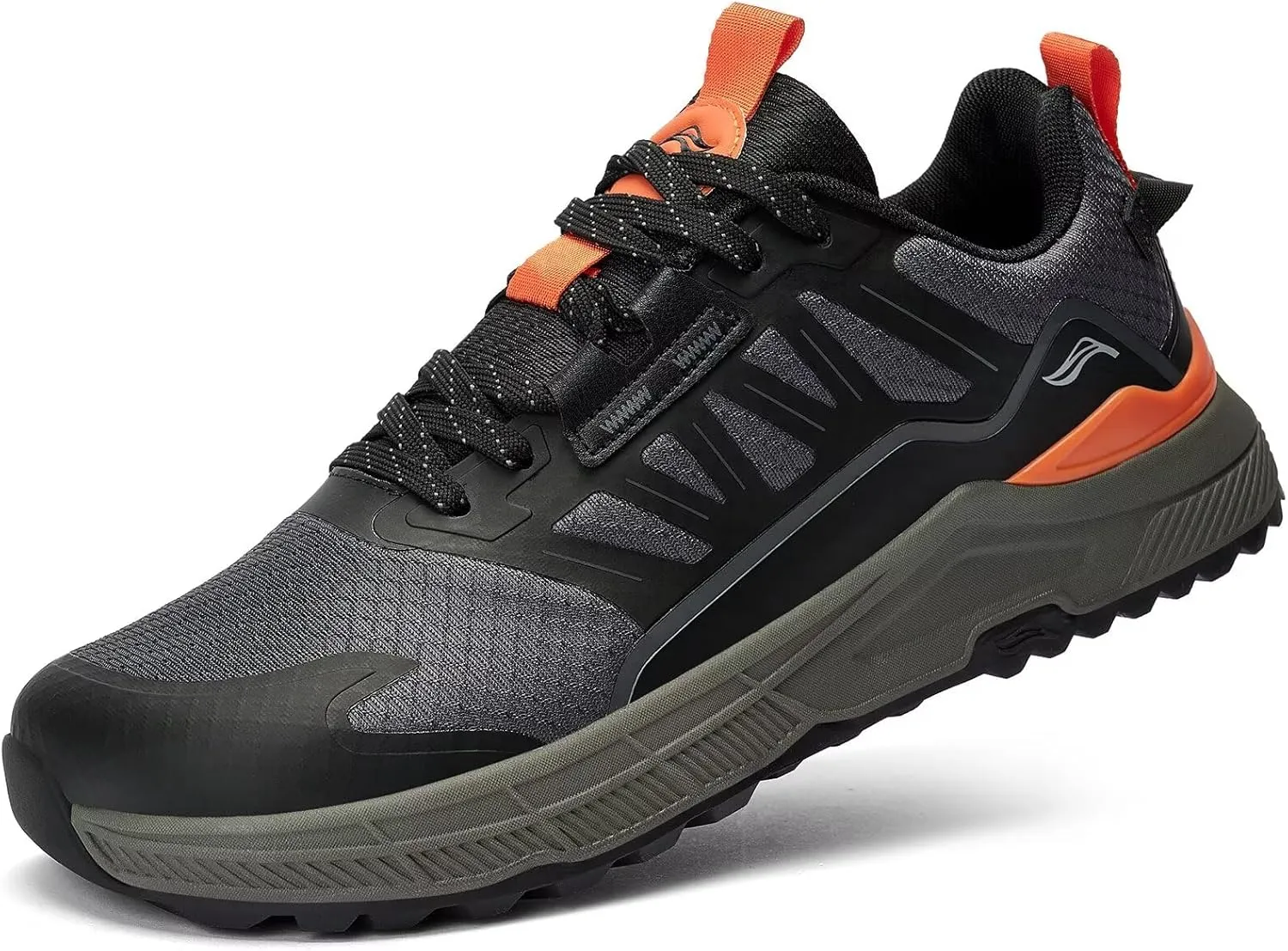 Lamincoa Wide Men's Sneakers Hiking Walking Lightweight Breathable Shoe Non-Slip Outdoor Sports Trail Running Tennis Sneaker