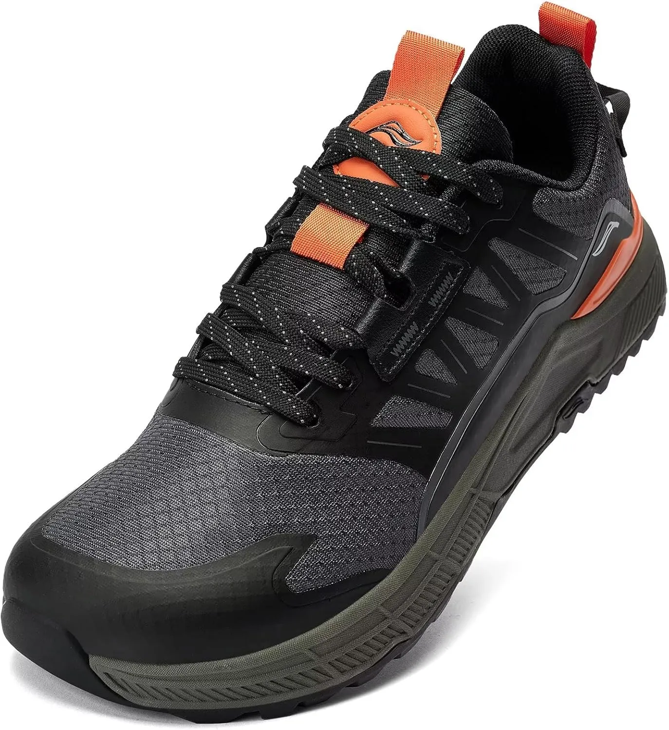 Lamincoa Wide Men's Sneakers Hiking Walking Lightweight Breathable Shoe Non-Slip Outdoor Sports Trail Running Tennis Sneaker