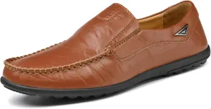 Loafer Premium Genuine Leather Men's Casual Shoes Slip On Mens Driving Penny Loafers for Men Lightweight Breathable