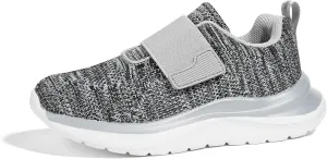 LUCKY STEP Boys Girls Tennis Shoes Kids Unisex Walking Running School Athletic Hook and Loops Strap Breathable for Toddler/Little Kid/Big Kid