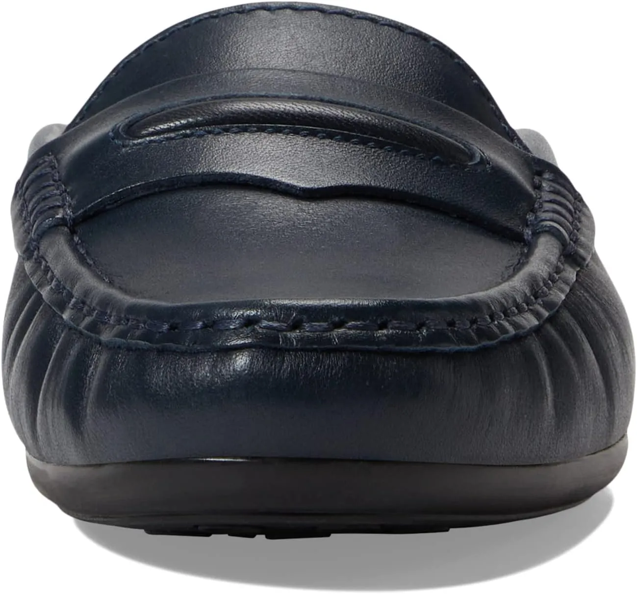 Marc Joseph New York Women's Leather Made in Brazil Luxury Mule Slide with Penny Detail