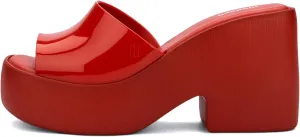 Melissa Posh Slip-On Platform Jelly Heels for Women