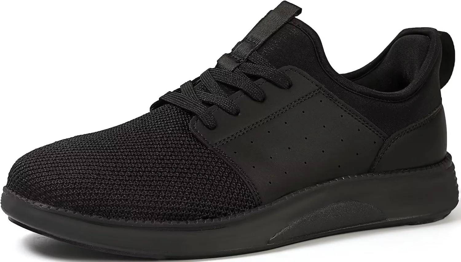 Men Casual Dress Shoes Hands Free Slip On Laceless Fashion Sneakers Lightweight Breathable Walking Shoes Gym Tennis Athletic