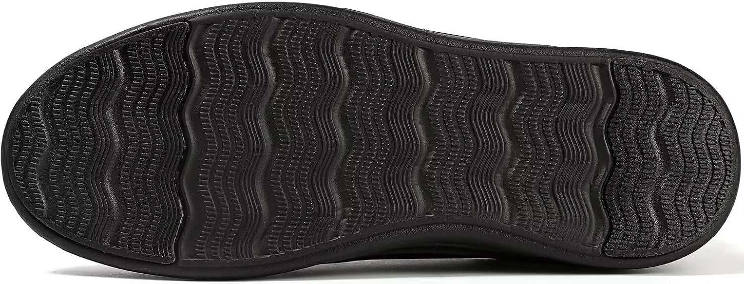 Men Casual Dress Shoes Hands Free Slip On Laceless Fashion Sneakers Lightweight Breathable Walking Shoes Gym Tennis Athletic