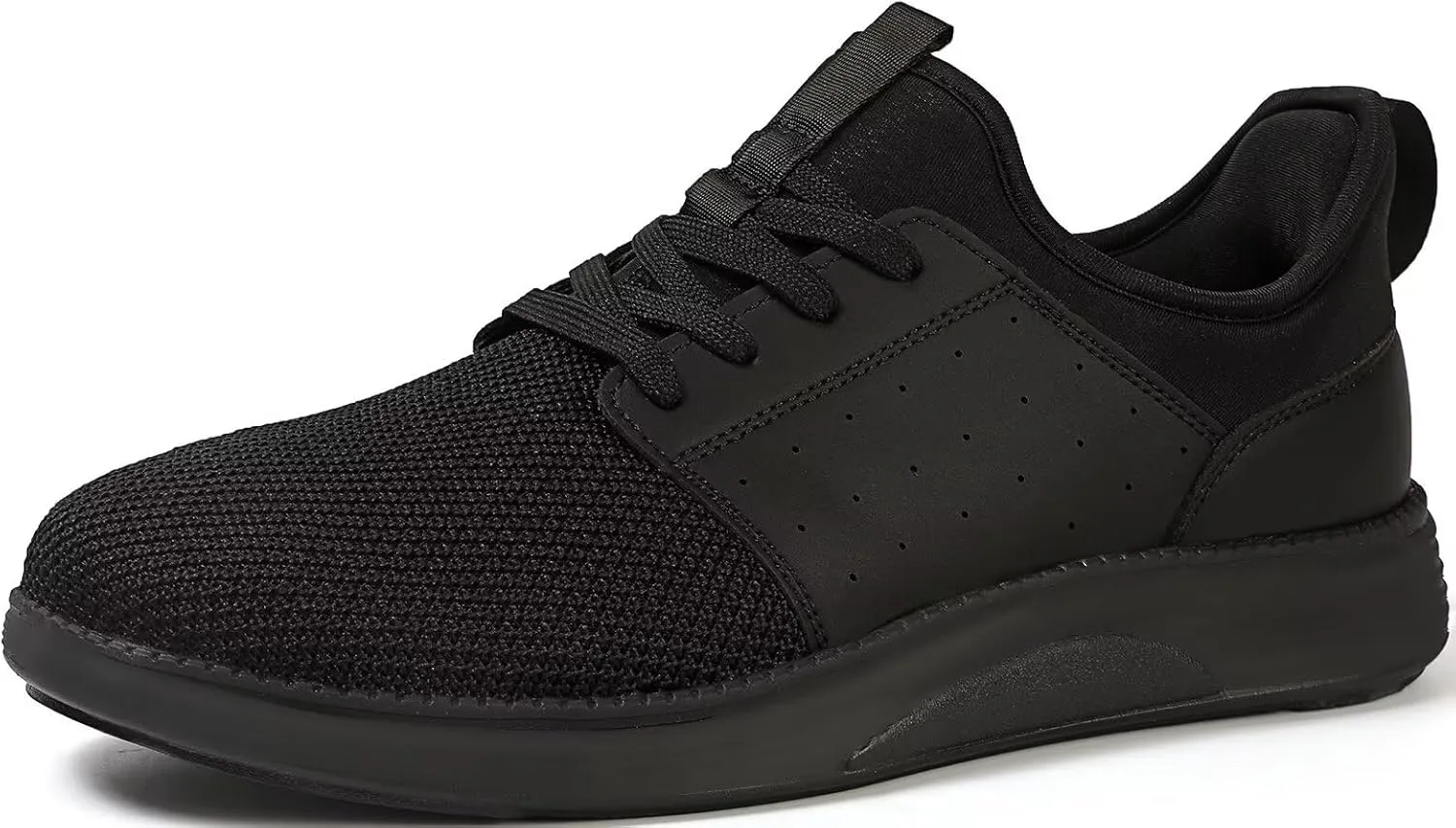 Men Casual Dress Shoes Hands Free Slip On Laceless Fashion Sneakers Lightweight Breathable Walking Shoes Gym Tennis Athletic