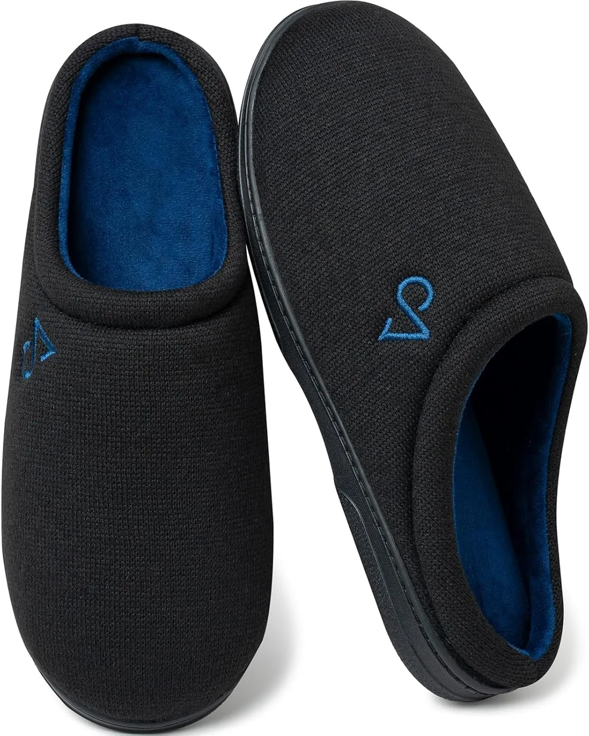 Men's Cozy House Slippers Indoor Shoes Memory Foam Insoles & Rubber Soles