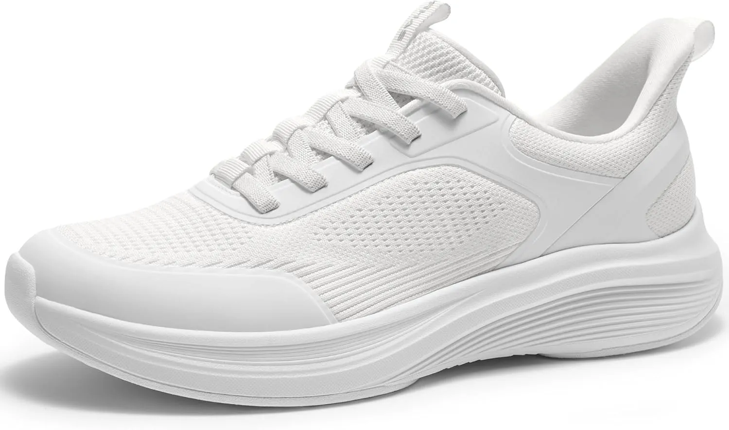Men's Hands Free Slip On Walking Shoes Comfortable Breathable Casual Shoes for Men Knit Tennis Sneaker