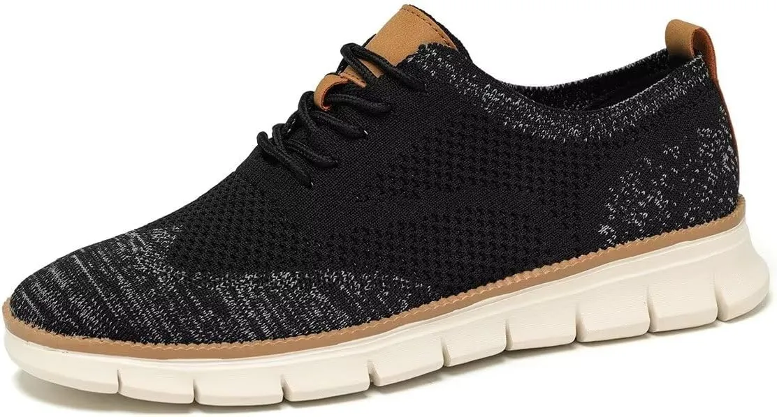 Men's Oxfords Lace-Up Lightweight Casual Walking Shoes Fashion Sneakers Shoes