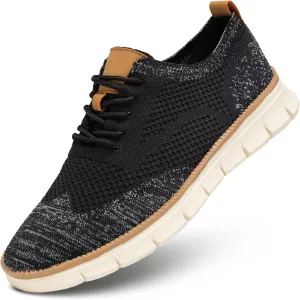 Men's Oxfords Lace-Up Lightweight Casual Walking Shoes Fashion Sneakers Shoes