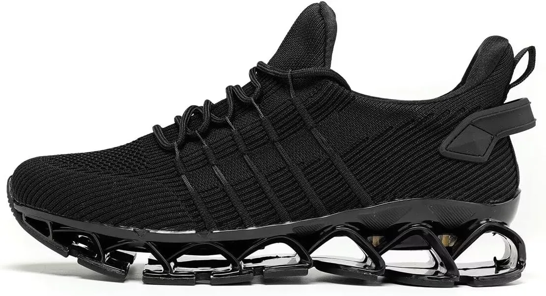 Mens Running Shoes Mesh Breathable Trail Runners Fashion Sport Blade Walking Tennis Sneakers