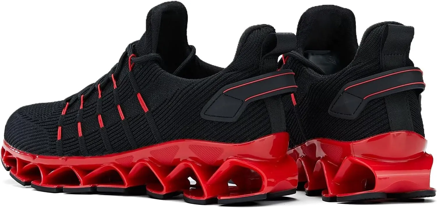 Mens Running Shoes Mesh Breathable Trail Runners Fashion Sport Blade Walking Tennis Sneakers