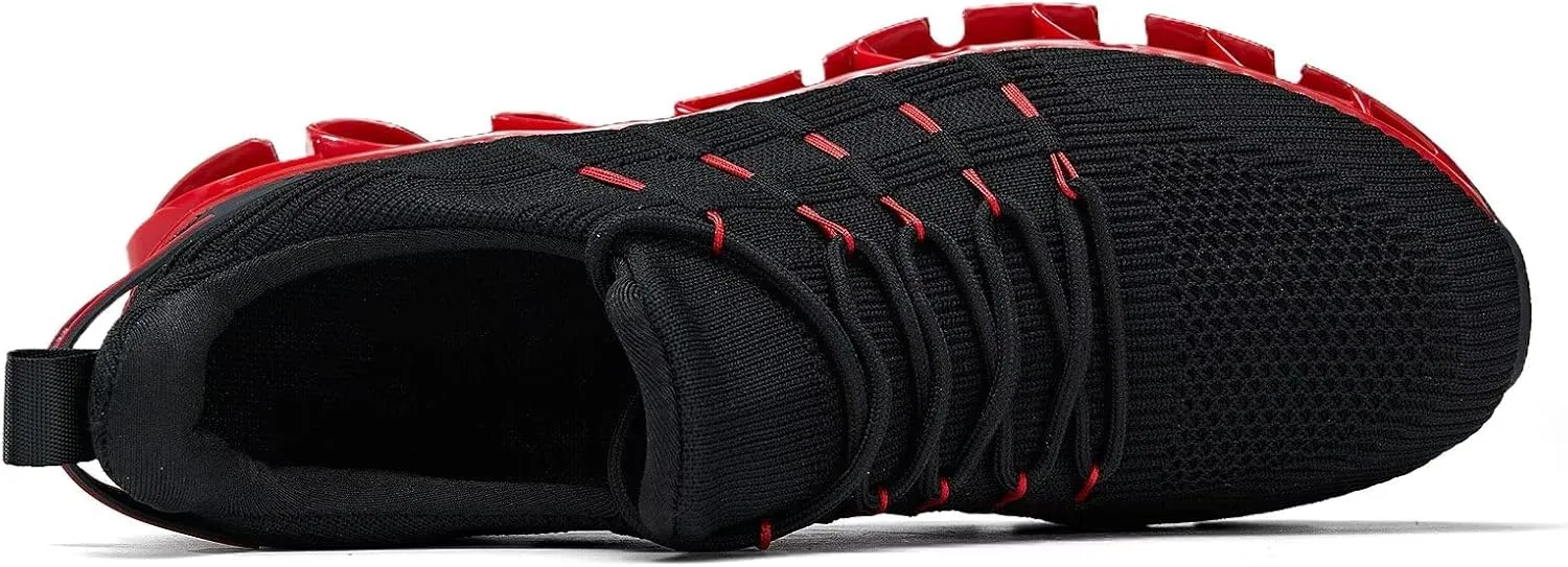 Mens Running Shoes Mesh Breathable Trail Runners Fashion Sport Blade Walking Tennis Sneakers