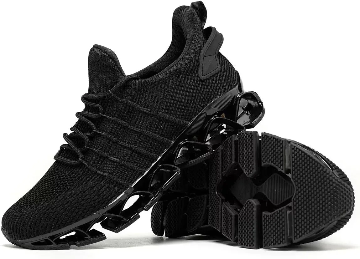 Mens Running Shoes Mesh Breathable Trail Runners Fashion Sport Blade Walking Tennis Sneakers