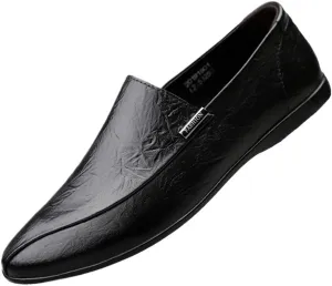 Mens Slip Resistant Loafers Shoes Breathable Slip On Comfortable Driving Style for Casual Events Business Outdoors Wedding