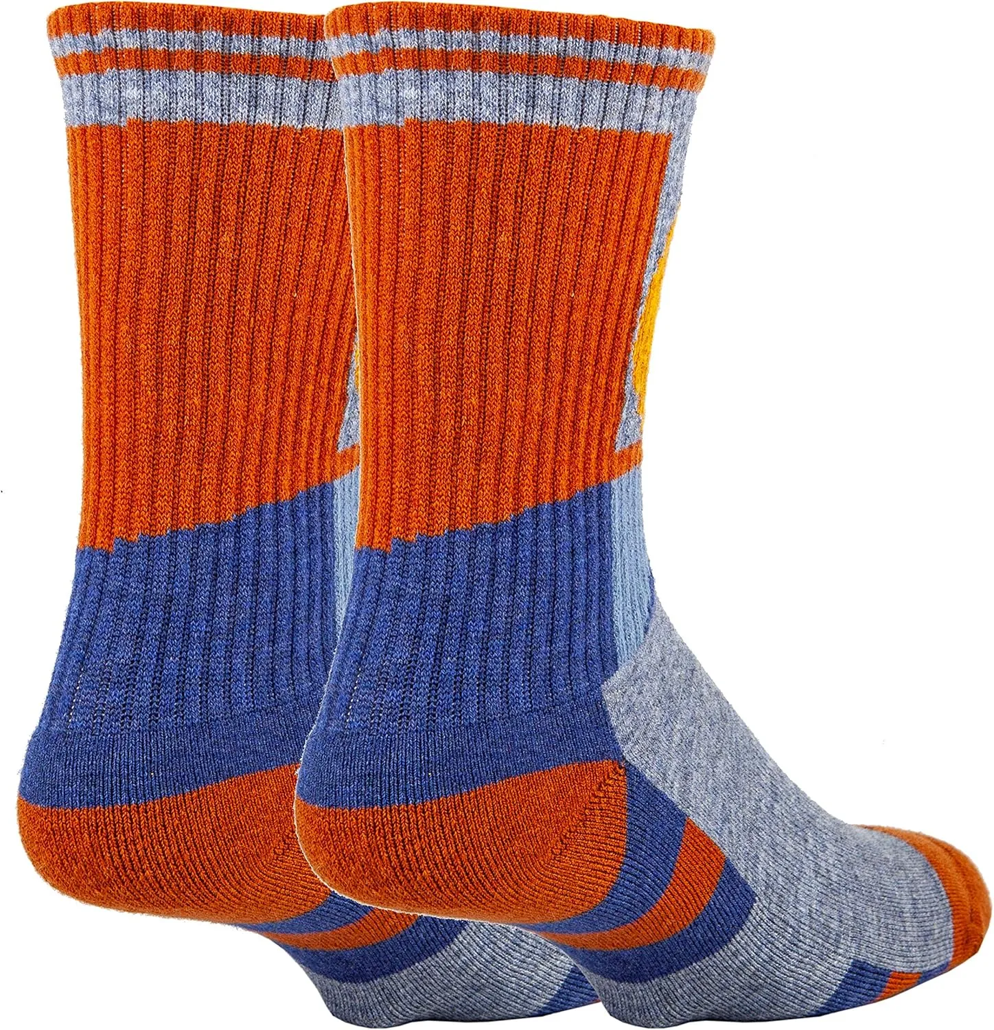 Merino Wool Micro Crew Socks For Men & Women, Cushioned Boot Dress Socks for Hiking Outdoor Activities