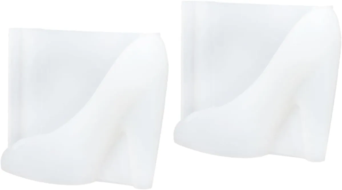 Mikinona 2pcs Silicone Shoe for Fondant Cake Easy to Clean Non- and Girls Baking Tool