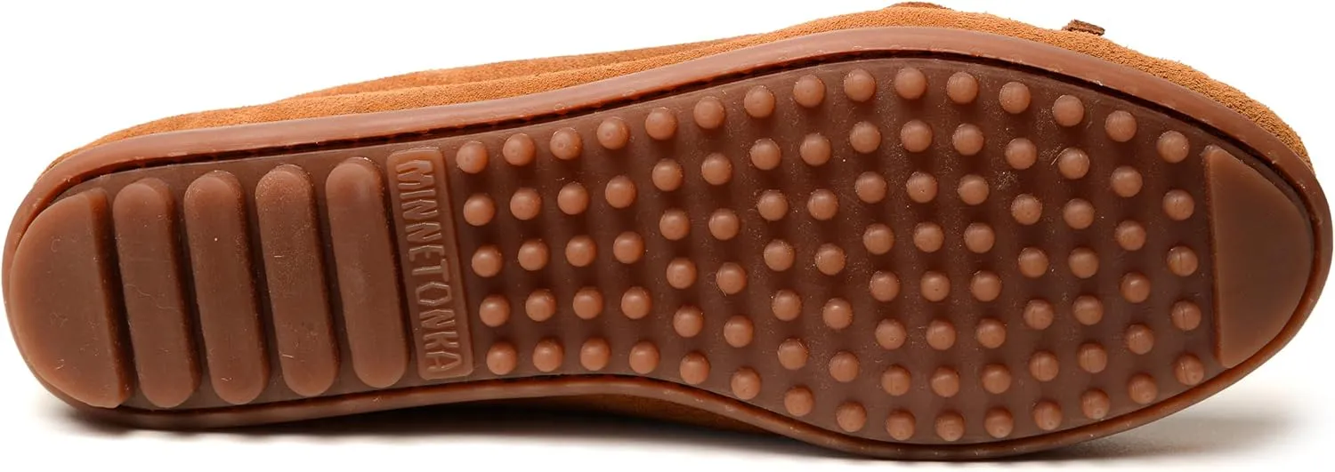 Minnetonka Women’s Thunderbird “Animikii” Hardsole – Moccasins for Women with a Classic Leather Moccasin Silhouette, Cushioned Footbed, and Beaded Moccasin Design