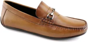 MJNY Mens Casual Comfortable Genuine Leather Lightweight Driving Moccasins Classic Fashion Buckle Loafer Slip On Breathable Driving Loafer