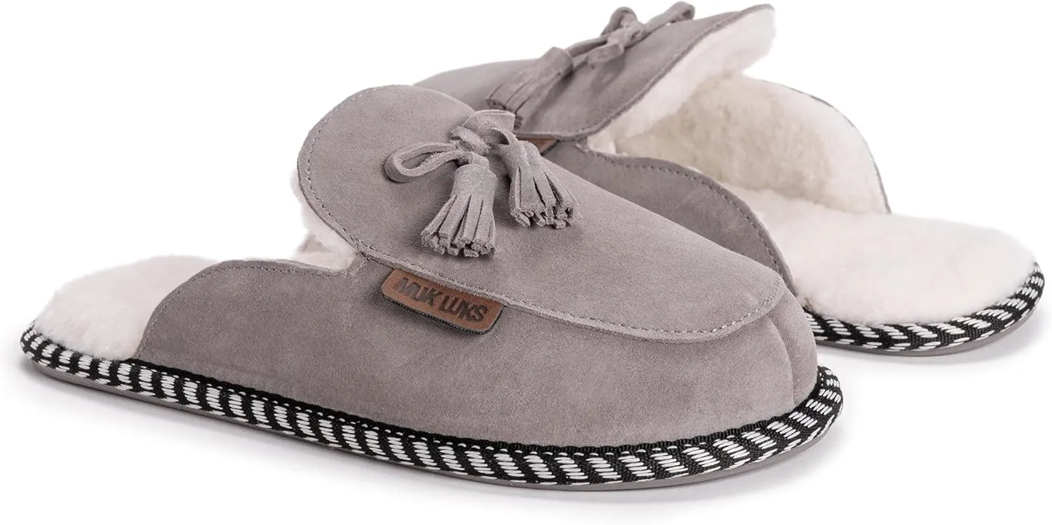 MUK LUKS Women's Leather Goods Cosette Mule Slipper