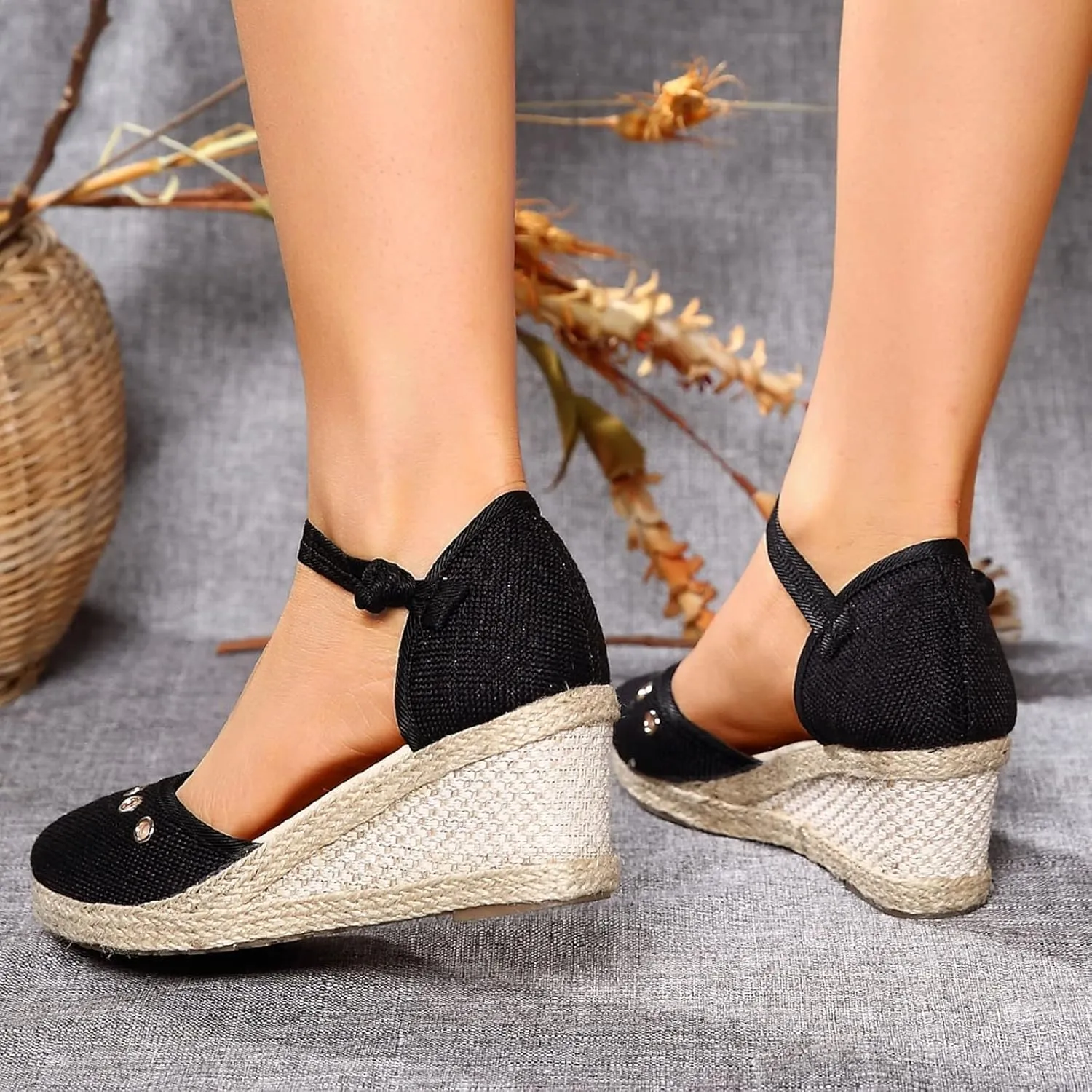 Mules for Women Wedge Sandals Comfortable Dressy Summer Closed Toe Casual Slip On Shoes with Adjustable Hook Loop Slippers Clogs Arch Support Alicegana Comfort Walking Orthopedic Sandal Mule