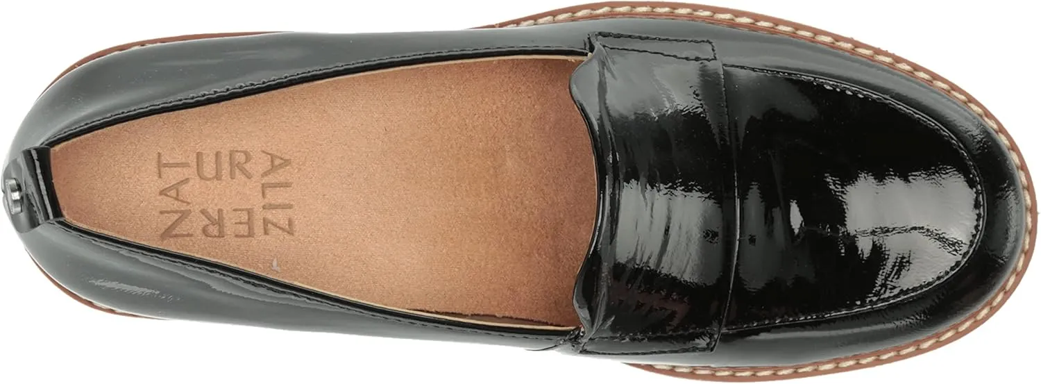 Naturalizer Women's Darry Slip-On Lightweight Lug Sole Heeled Loafer