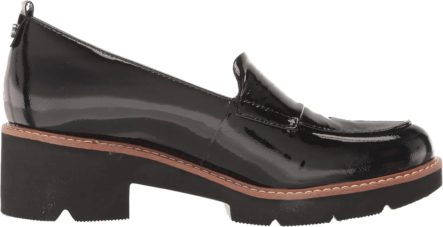 Naturalizer Women's Darry Slip-On Lightweight Lug Sole Heeled Loafer