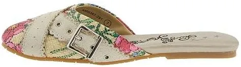 Naughty Monkey Women's Under Line Flat Mule