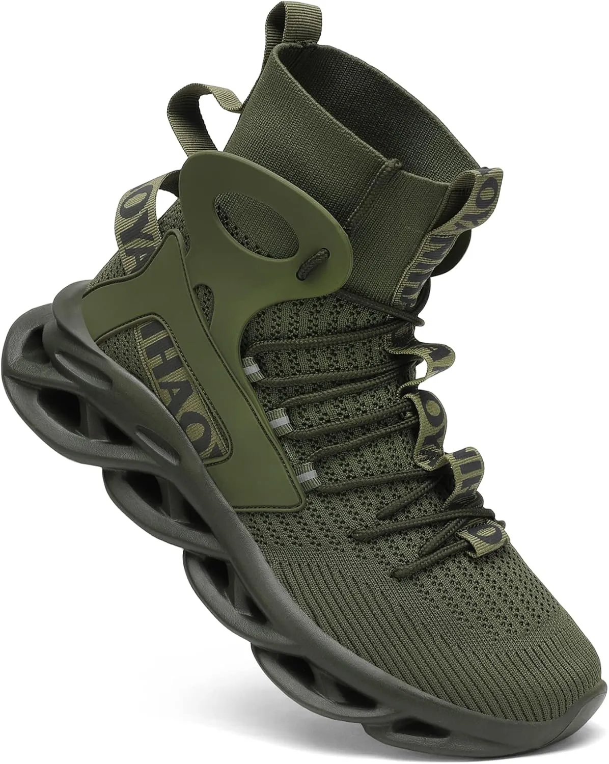 Nihaoya Mens Tennis Shoes Breathable Athletic Sneakers Lightweight Sport Shoes for Workout Walking