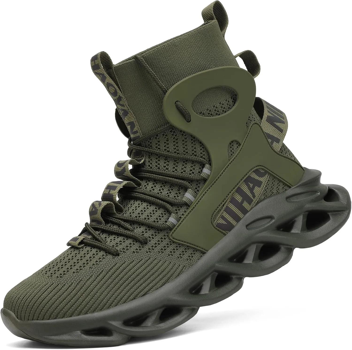 Nihaoya Mens Tennis Shoes Breathable Athletic Sneakers Lightweight Sport Shoes for Workout Walking