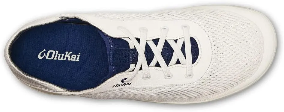 OLUKAI Moku Pae Men's Boat Shoes, Water Resistant & Breathable Mesh, Easy Slip On Design, Quick-Drying & Enhanced Traction