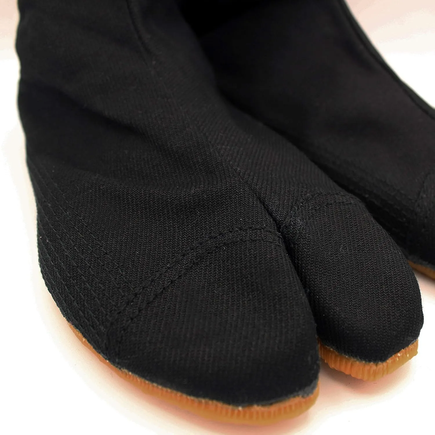 Outdoor Ninja Tabi Shoes, Jikatabi, Cushioned Rubber Sole, Unisex Black
