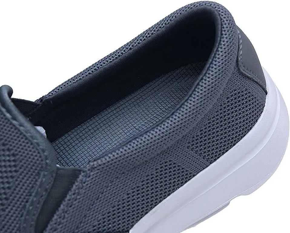 poemlady Men's Casual Slip on Walking Loafer Shoes -Mesh Tennis Work Sneakers