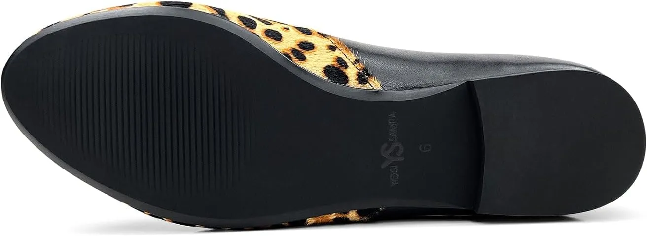 Preslie Loafer in Leopard Calf Hair