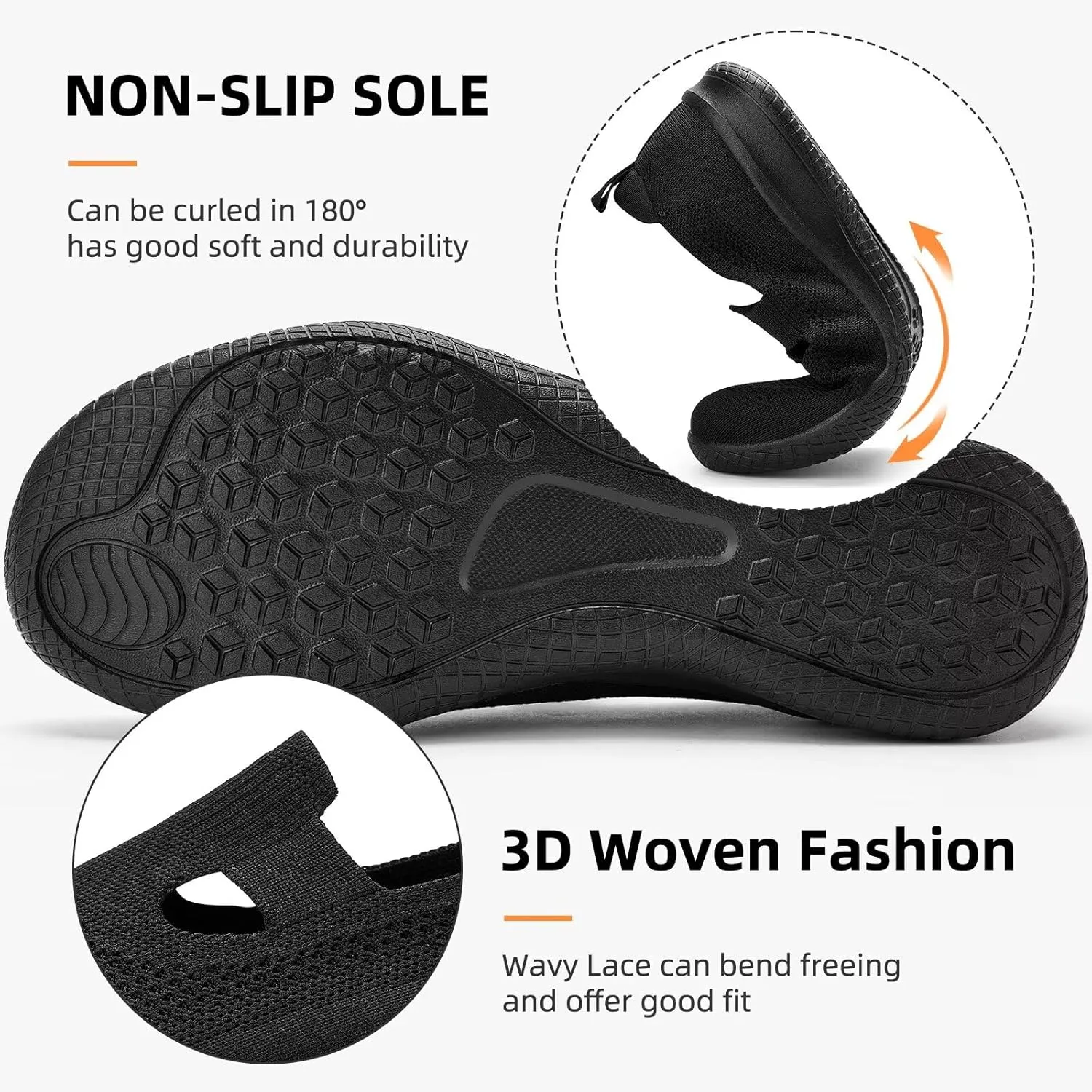 Puxowe Women's Slip on Walking Shoes-Lightweight Knit Loafer Sneaker