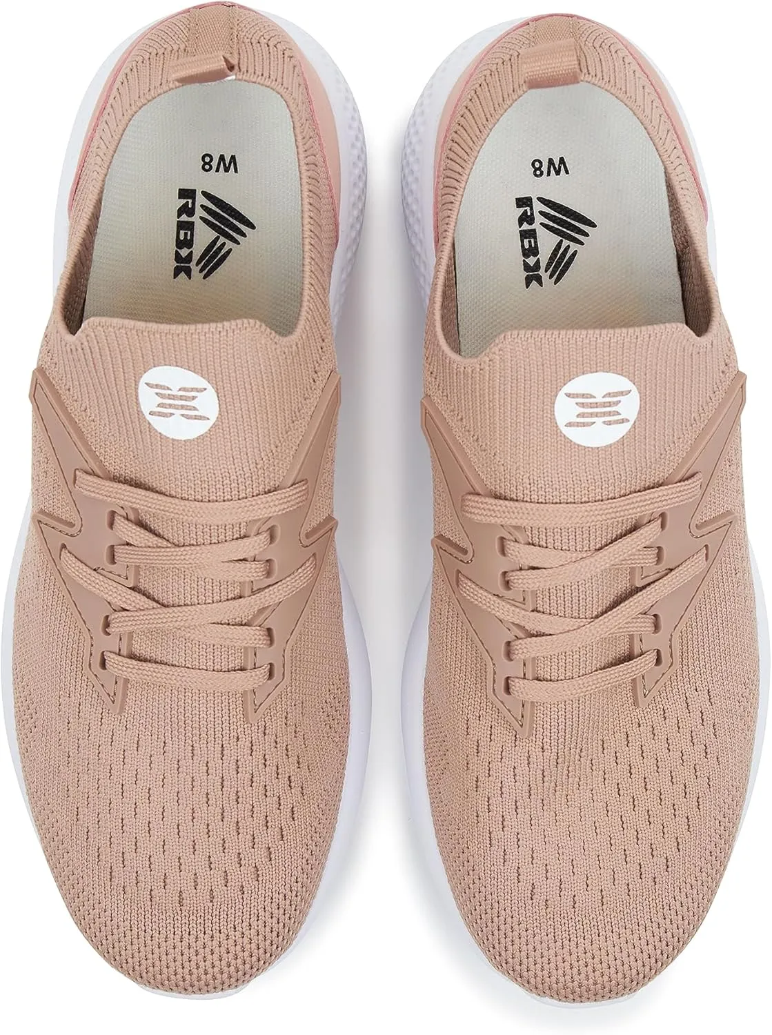 RBX Active Women's Slip On Athletic Training Shoe, Lightweight Running Sneaker, Quick Dry Mesh Easy On/Off Lace Up Gym Shoes