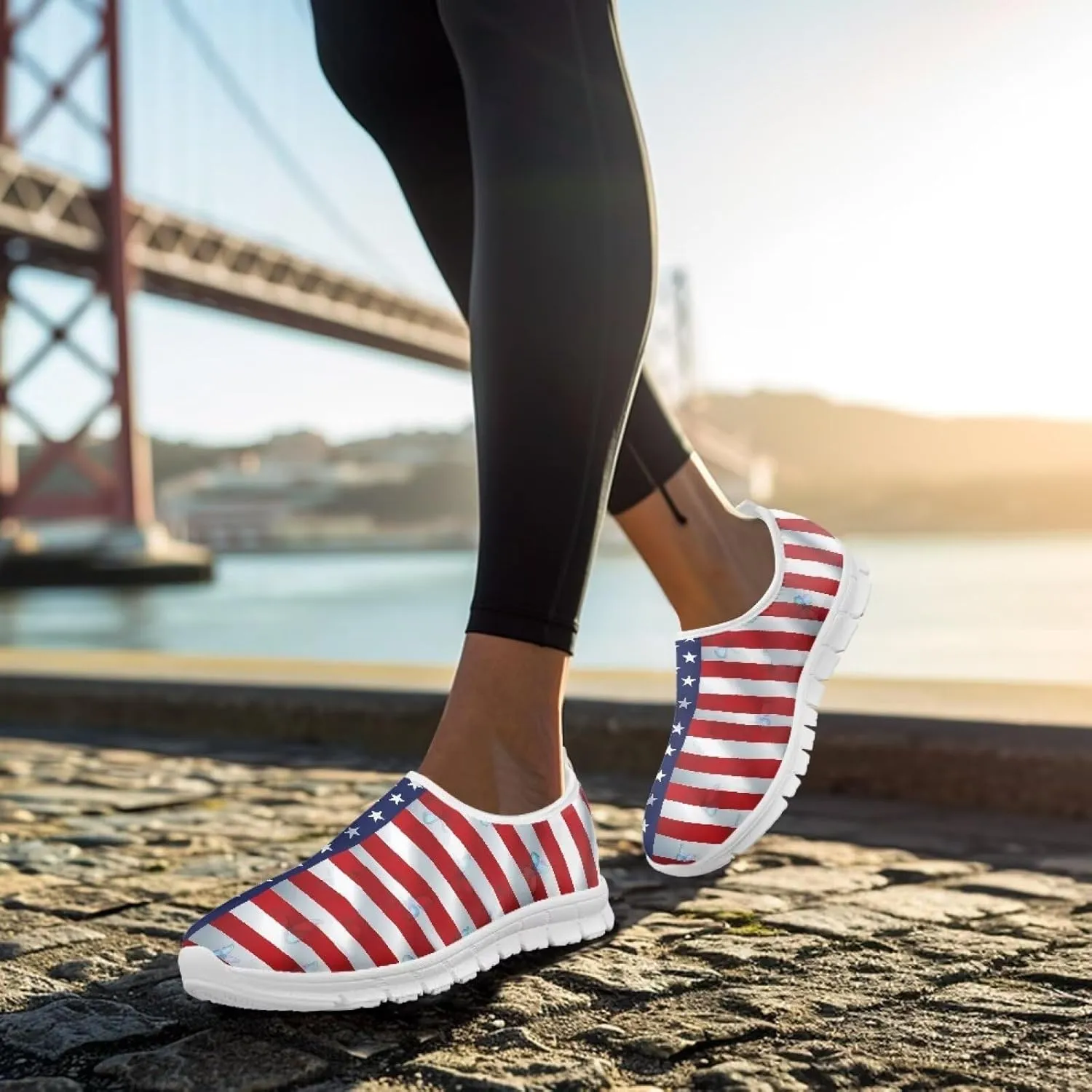 Shoes for Womens Flats Sneakers Sport Athletic Tennis Shoe Slip on Loafers Footwear