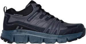 Skechers Men's Canobie Trainers, Anthracite synthetic textile, black edge, 10.5 Men
