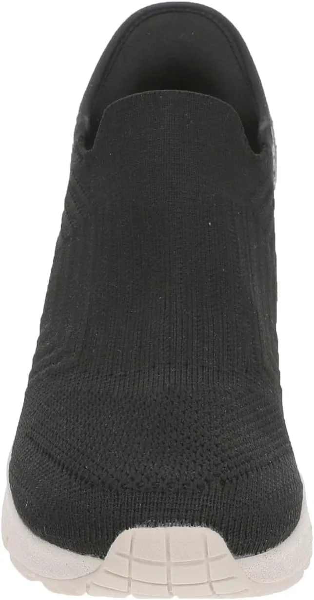 Skechers Women's Uno Wedge-Kickin' Knit Hands Free Slip-ins Sneaker