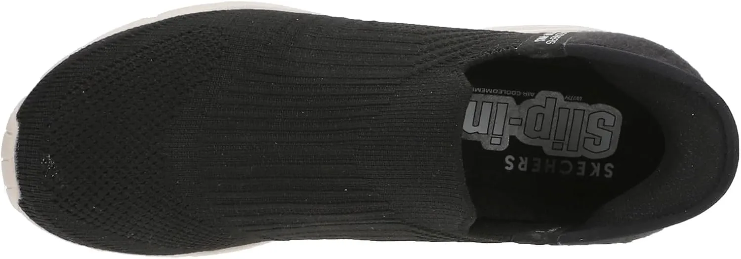Skechers Women's Uno Wedge-Kickin' Knit Hands Free Slip-ins Sneaker