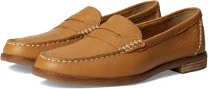 Sperry Women's Seaport Penny Loafer, Tan, 8.5