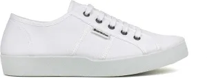 St. Tropez Sustainable Sneakers for Women - Classic Style Breathable Eco Canvas Upper, Comfy Low Wedge Rubber Sole, Artisan Crafted and Handmade Shoes, Made in Europe