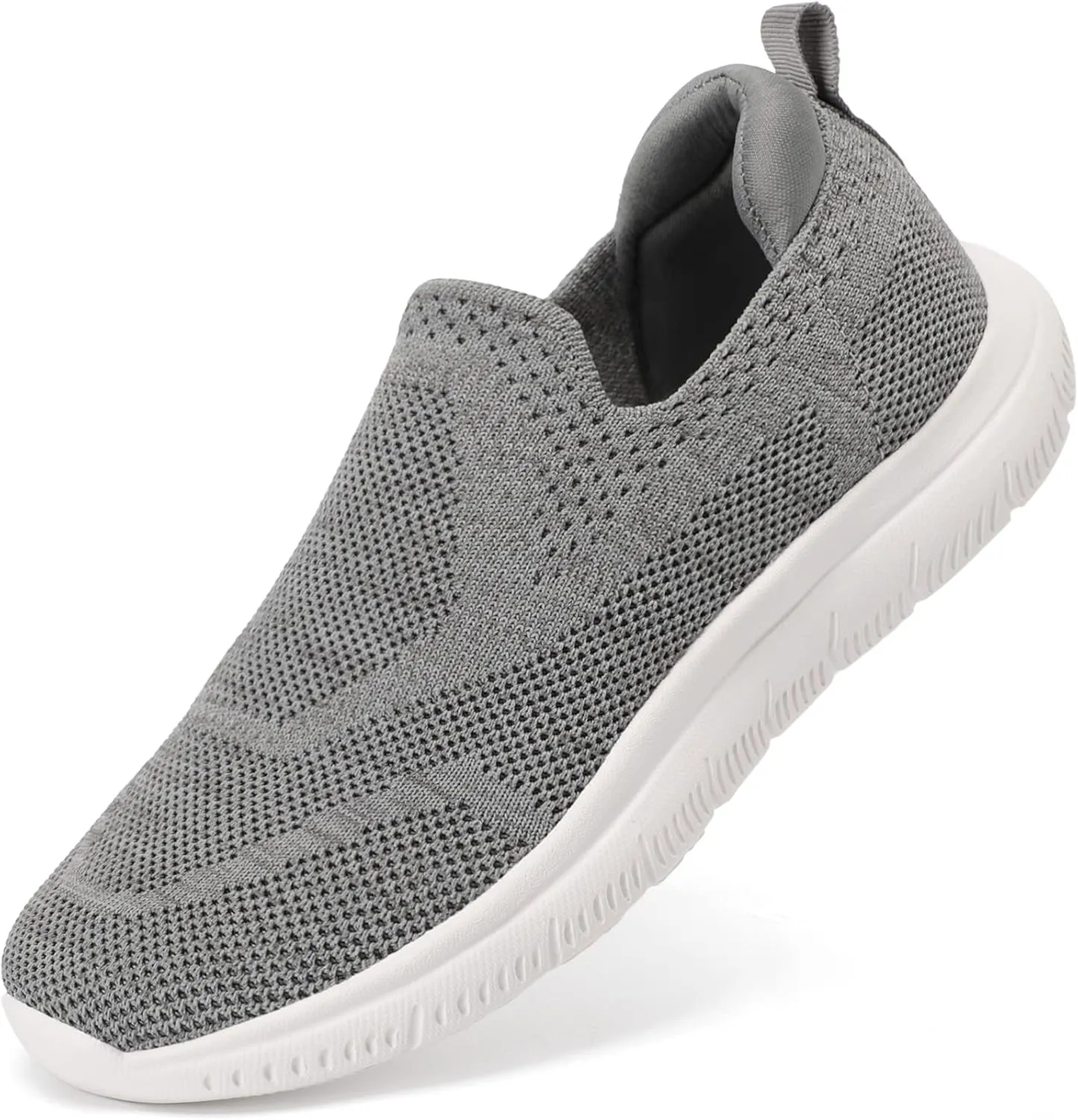 STQ Slip On Sneakers for Women Lightweight Walking Shoes Comfortable Breathable Mesh with Arch Suuport