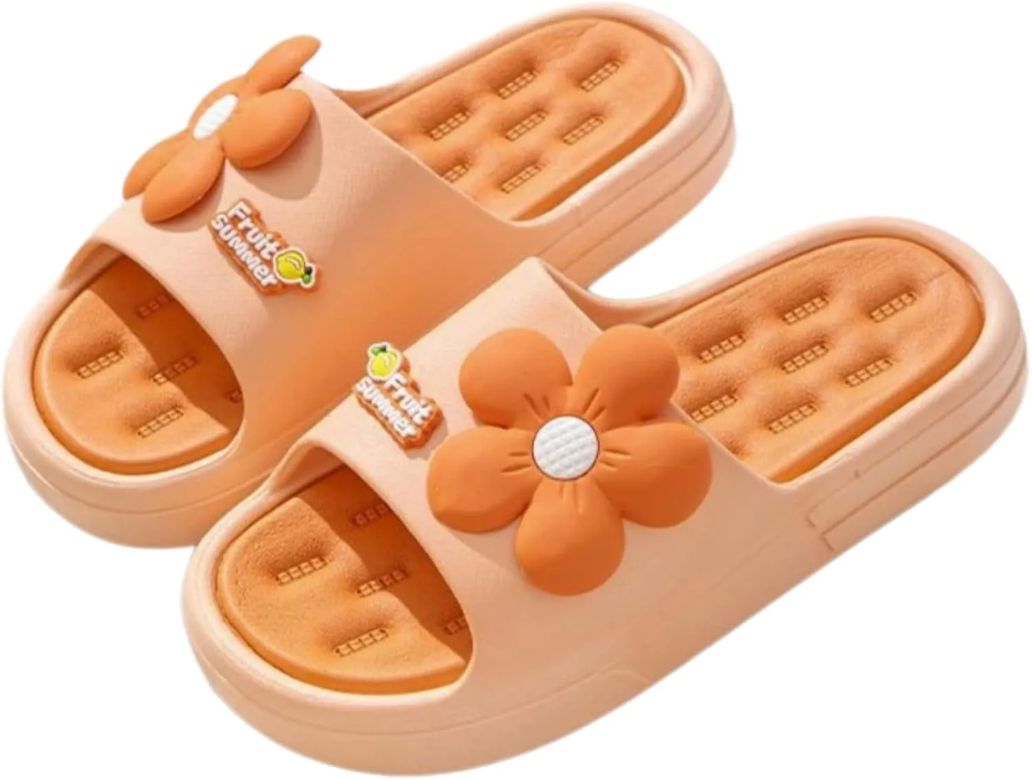 Sunflower Slippers for Women Indoor Outdoor Beach Travel Slides Shower Sandals Cushioned Thick Sole Y2k Aesthetic Cute