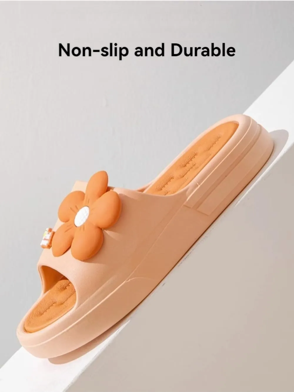 Sunflower Slippers for Women Indoor Outdoor Beach Travel Slides Shower Sandals Cushioned Thick Sole Y2k Aesthetic Cute