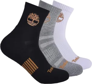 Timberland Men's Half Cushioned Quarter Socks (3 Pairs)